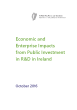 
            Image depicting item named Economic and Enterprise Impacts from Public Investment in R&D in Ireland