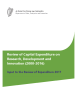 
            Image depicting item named Review of DJEI Capital Expenditure on Research, Development and Innovation 2000-2016